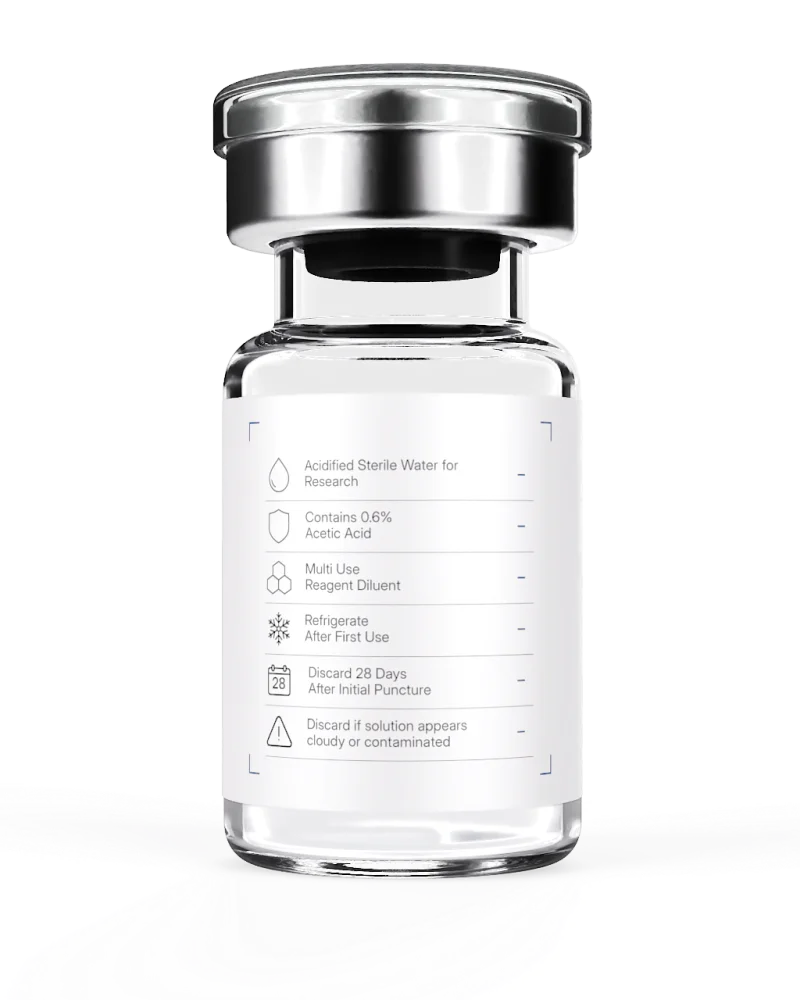 Acetic Acid 0.6% vial back