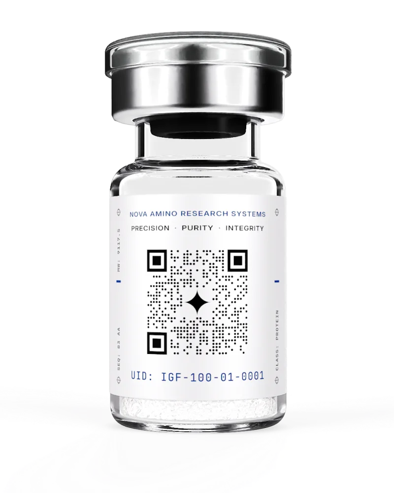 IGF-1 LR3 vial back
