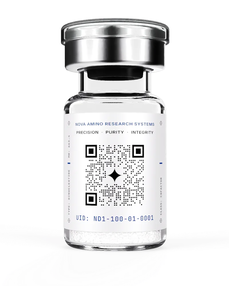 NAD⁺ vial back